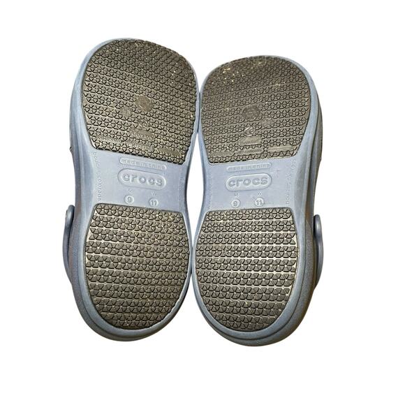 Crocs Men 9 Women 11 Bistro Work Clog Navy Blue Restaurant Non Slip Clog Shoe - Picture 11 of 11